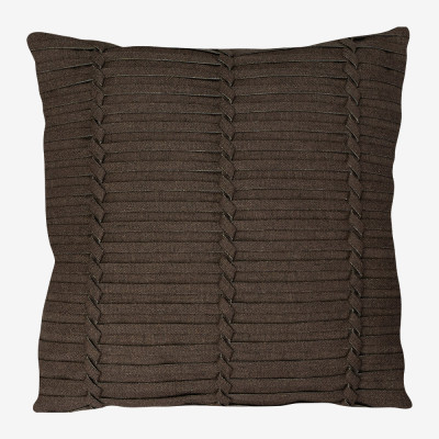 22935 - 2551 - Almofada Trança - Linho Café 